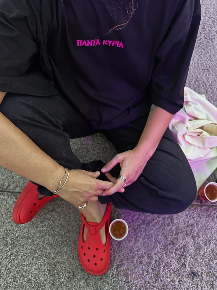 Πάντα Κυρία Cropped T-shirt, Niks