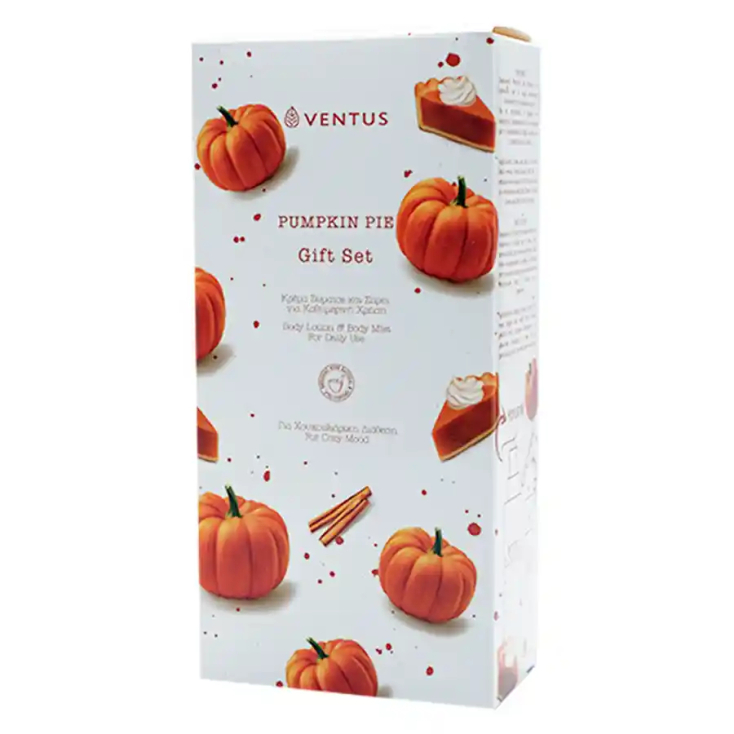 Ventus Pumpkin Pie Gift Box Body Lotion 250ml and Mist 100ml