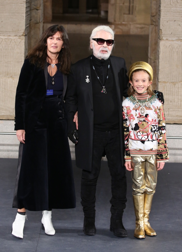 Virgine Viard, Karl Lagerfeld