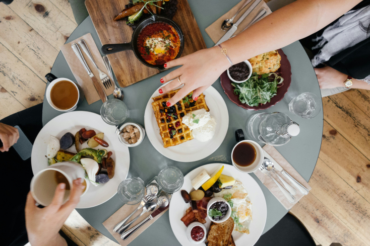 καφέ brunch