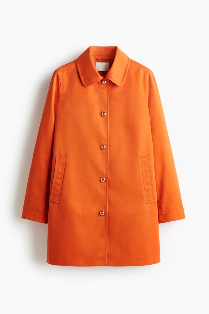 H&M Ημίπαλτο από ντιαγκοναλ ύφασμα €47,99