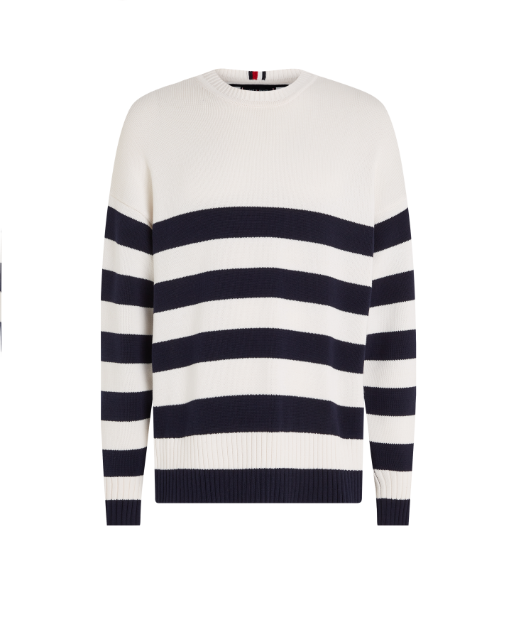 TOMMY HILFIGER ΡΙΓΕ ΠΟΥΛΟΒΕΡ OVERSIZED 