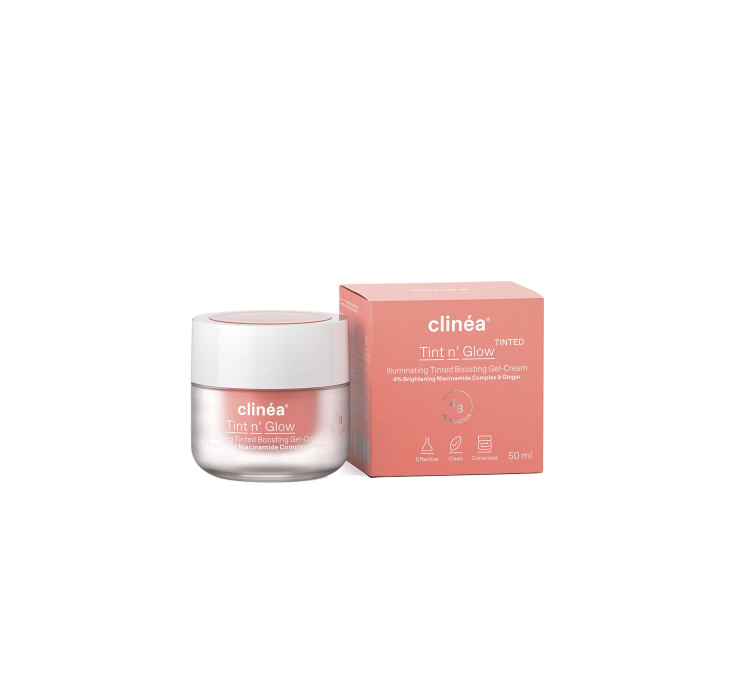 CLINEA Gel κρέμα ενίσχυσης λάμψης με χρώμα Tint n’ Glow