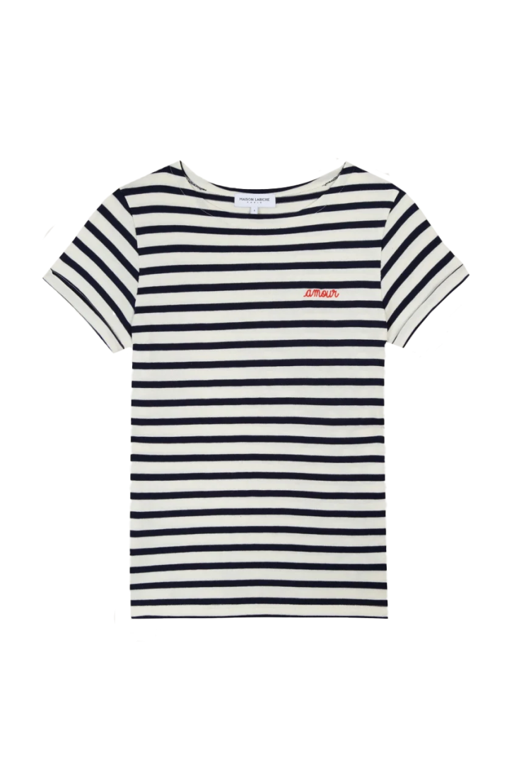 NOTOS T-shirt ριγέ Maison Labiche €85