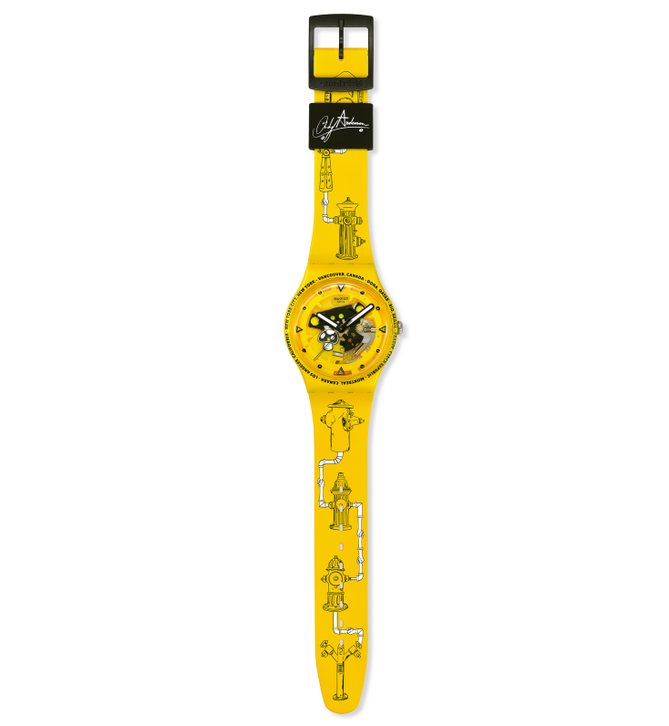SWATCH Ρολόι Time with Αndy Αnderson €120