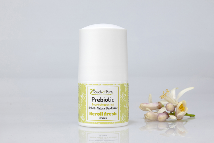 TOUCH OF PURE Φυσικό αποσμητικό roll on Neroli Fresh €8