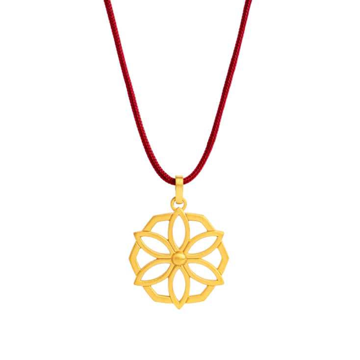 ZOLOTAS Κρεμαστό ZOE σε ασήμι 925 επιχρυσωμένο ματ με κορδόνι €50