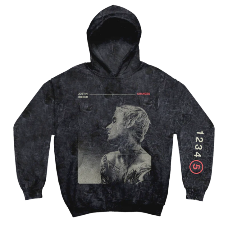 JUSTIN BIEBER MERCH Φούτερ Changes Silhouette 