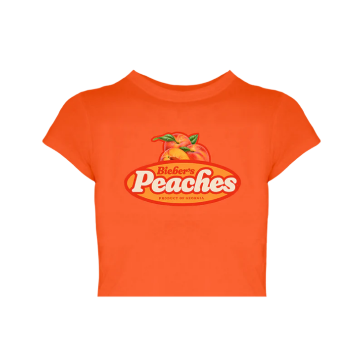 JUSTIN BIEBER MERCH Peaches Crop T-Shirt €40