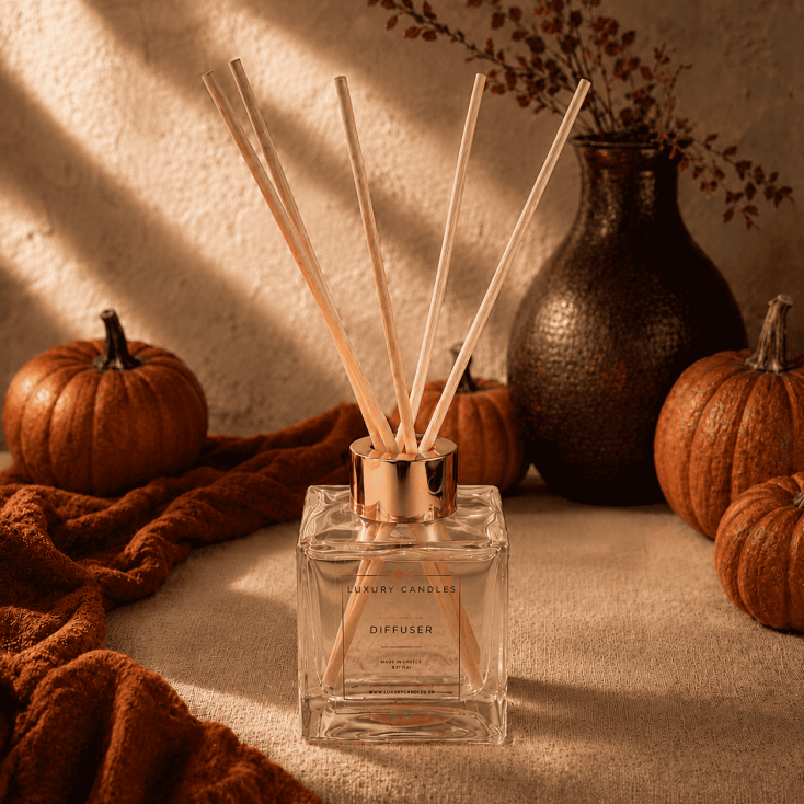 Pumpkin Spice Diffuser, Luxury Candles 