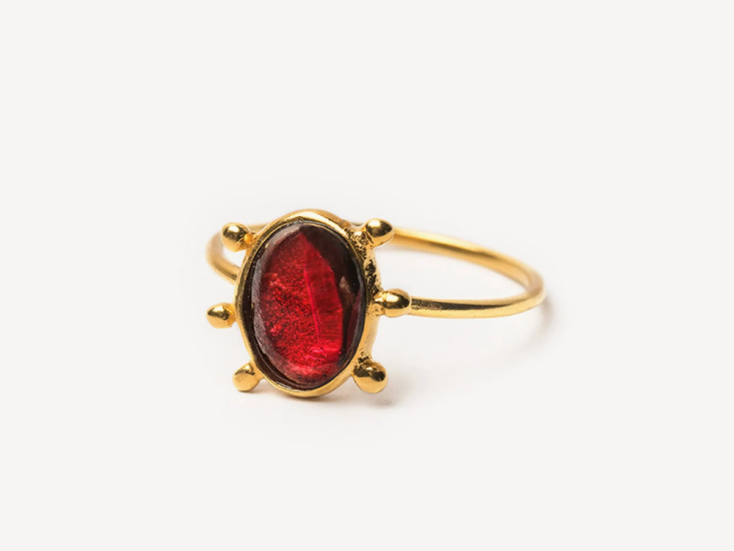 ΜΟΥΣΕΙΟ ΚΥΚΛΑΔΙΚΗΣ ΤΕΧΝΗΣ Δαχτυλίδι Garnet €110