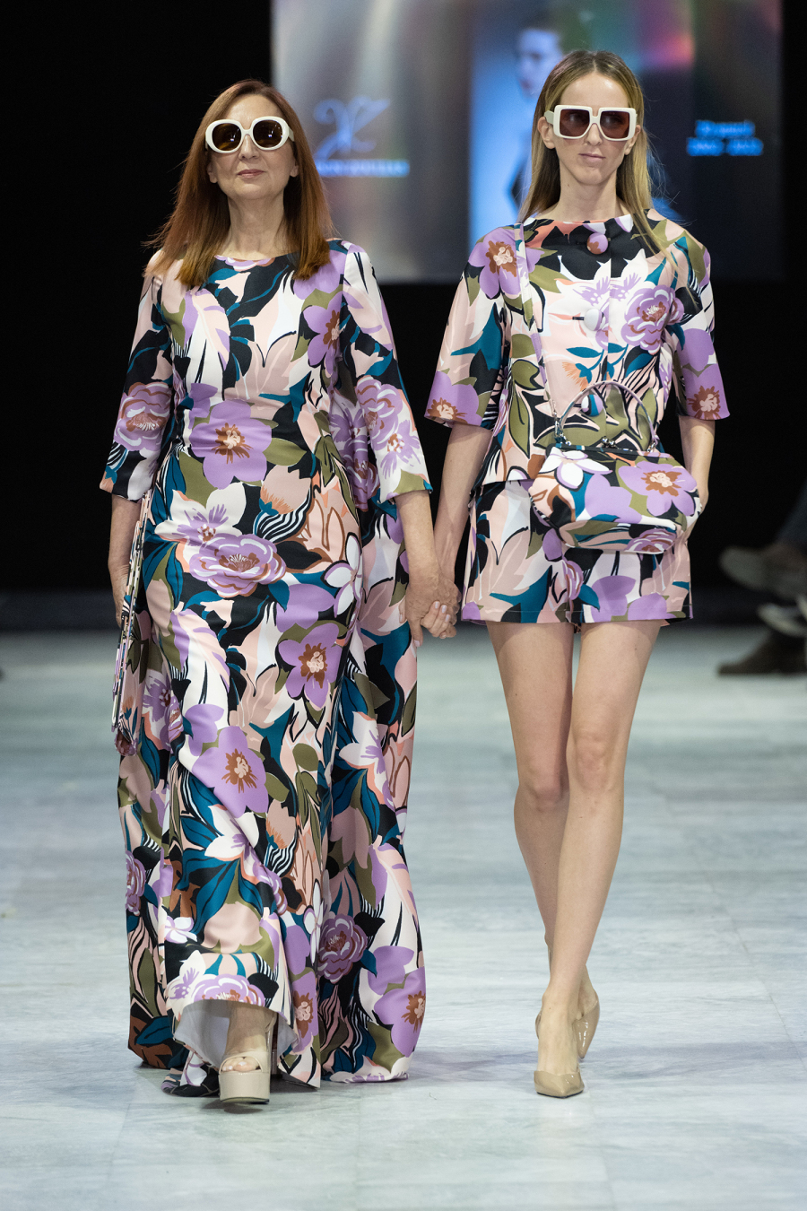 Η Τζένη Οικονόμου-Ρίζου με την κόρη της, Ναταλία