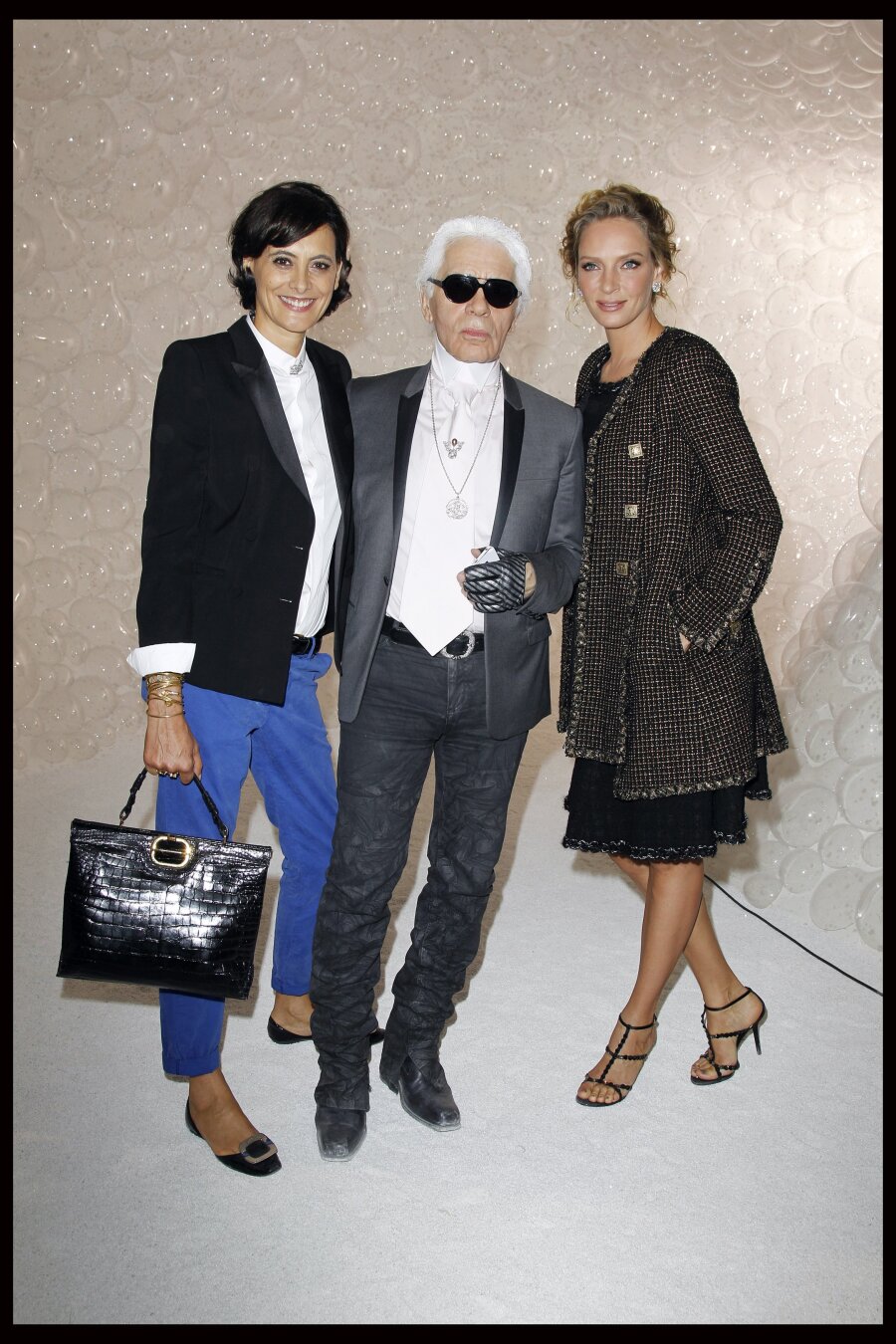 Uma Thurman & Ines de La fressange