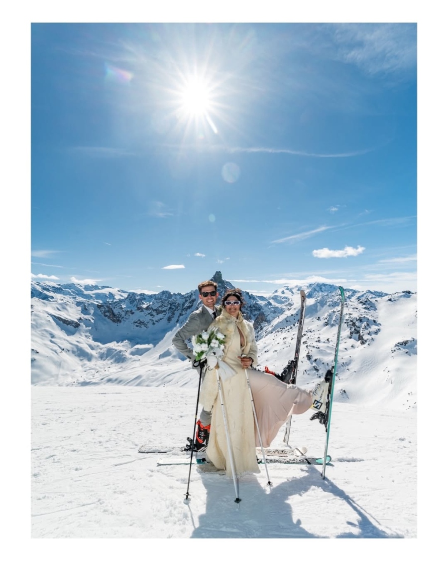 Γάμος σε χιονοδρομικό 