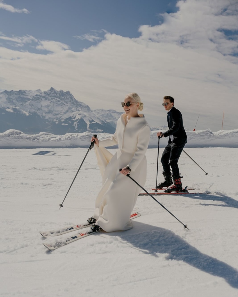 Γάμος σε χιονοδρομικό 