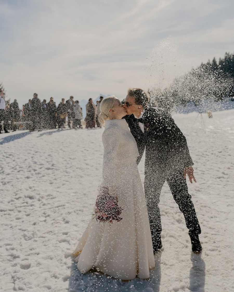 Γάμος σε χιονοδρομικό 