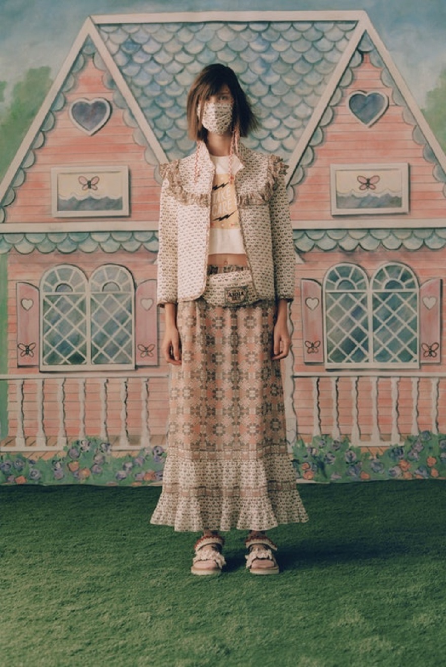 Μοντέλο από την επίδειξη της Anna Sui, Εβδομάδα Μόδας Νέας Υόρκης