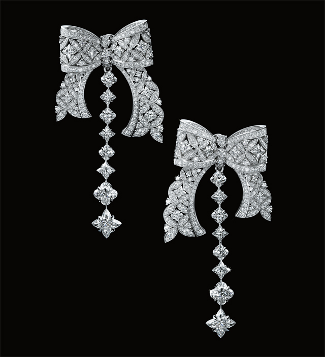 Διαμαντένια σκουλαρίκια, Louis Vuitton