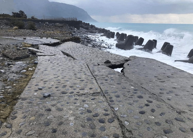Ζημιές στην Agia Roumeli Sfakia