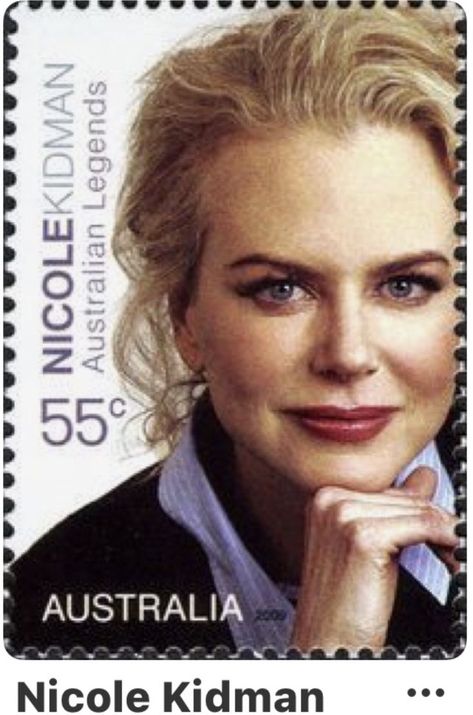 Το γραμματόσημο με τη Nicole Kidman που κυκλοφόρησε στην Αυστραλία