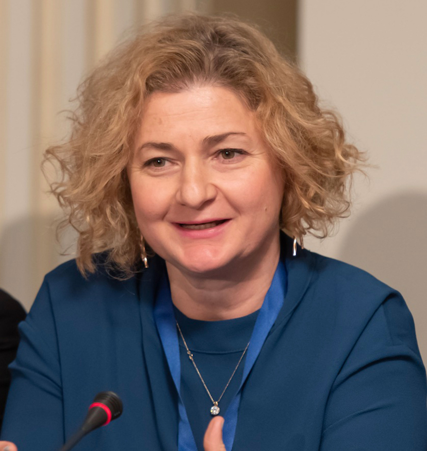 Η Βιβή Ανθοπούλου, Γενική Διευθύντρια στο Ίδρυμα Λαμπράκη