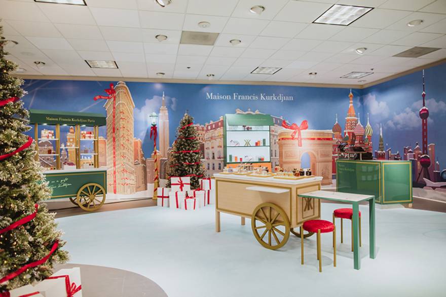 Το πρώτο pop up χριστουγεννιάτικο «πάρκο» Maison Francis Kurdjian στο Neiman Marcus στο Ντάλας των Η.Π.Α.